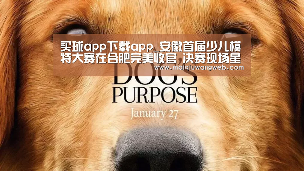 买球app下载app_安徽首届少儿模特大赛在合肥完美收官 决赛现场星光璀璨(图3) 买球app下载官网